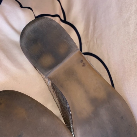 Steven Madden 'Catt' Silver Metallic Slip.On Loafers 🌵8 - Picture 8 of 11